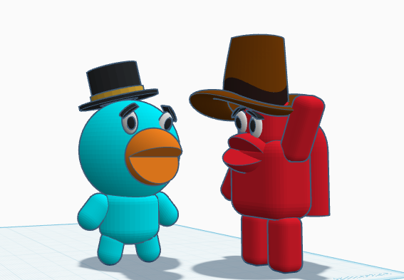 Perry and Astrobot – flexible 3D printed toy with movable limbs